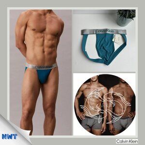 Calvin Klein - Brushed Microfiber Stretch Jock Strap - Green (M)